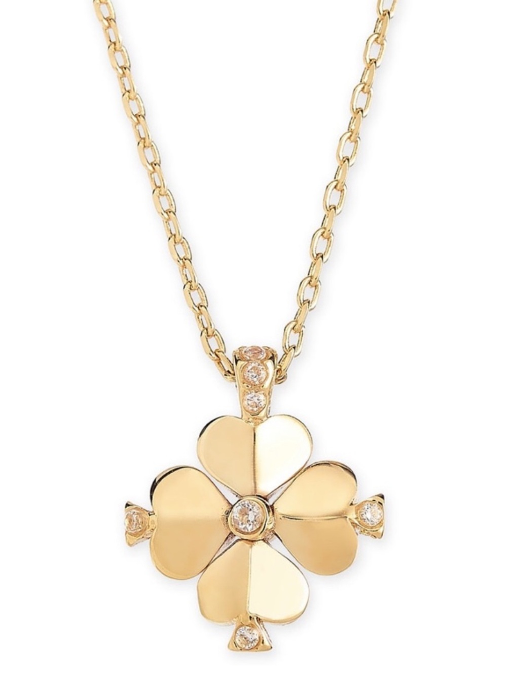 Kate Spade legacy logo spade pendant necklace
